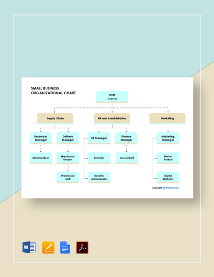 Download 24+ Small Business Organizational Chart Templates - Apple (MAC ...