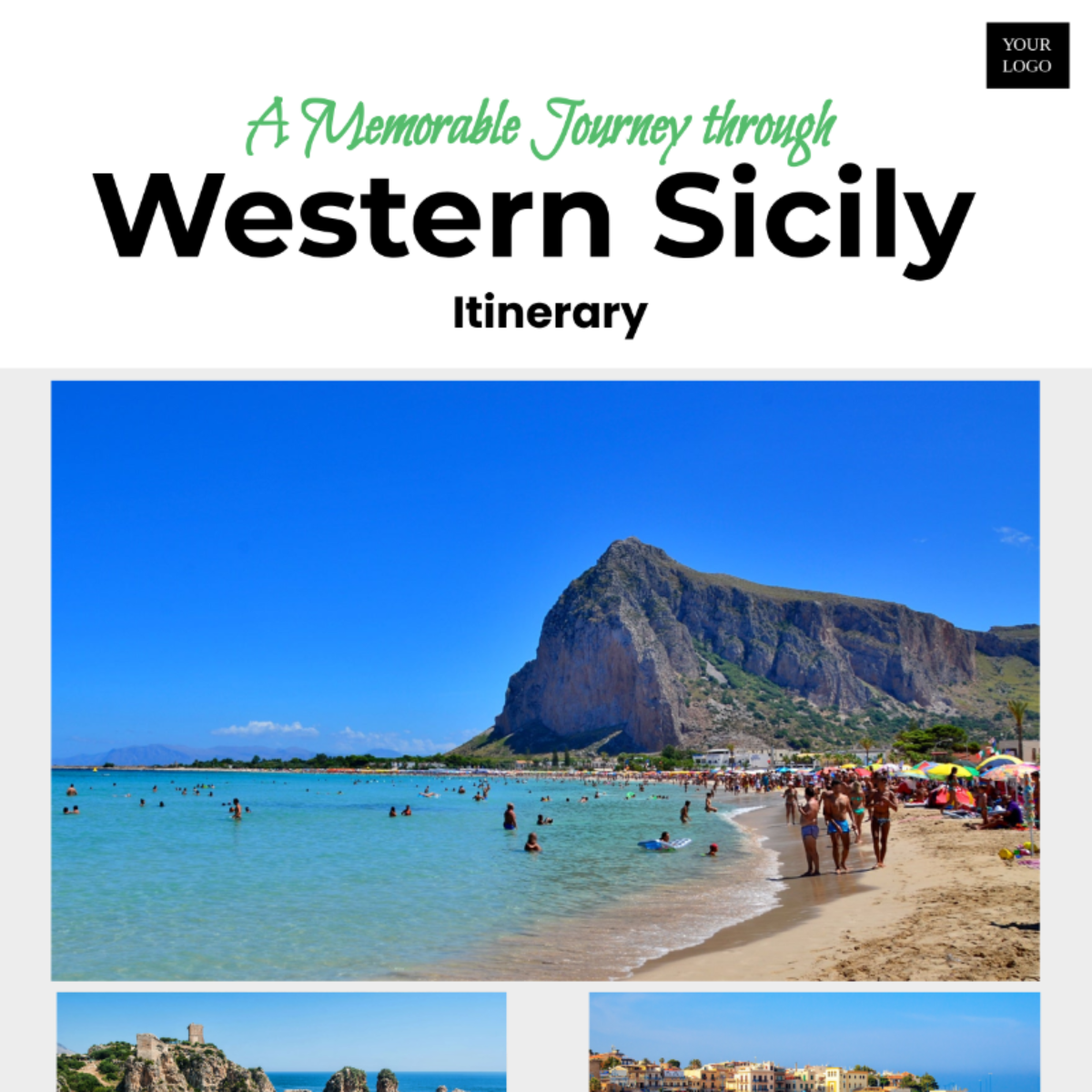 Western Sicily Itinerary Template - Edit Online & Download