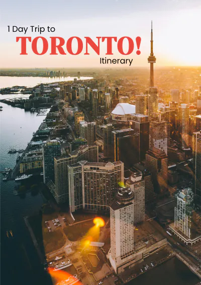 Free 1 Day Toronto Itinerary Template to Edit Online
