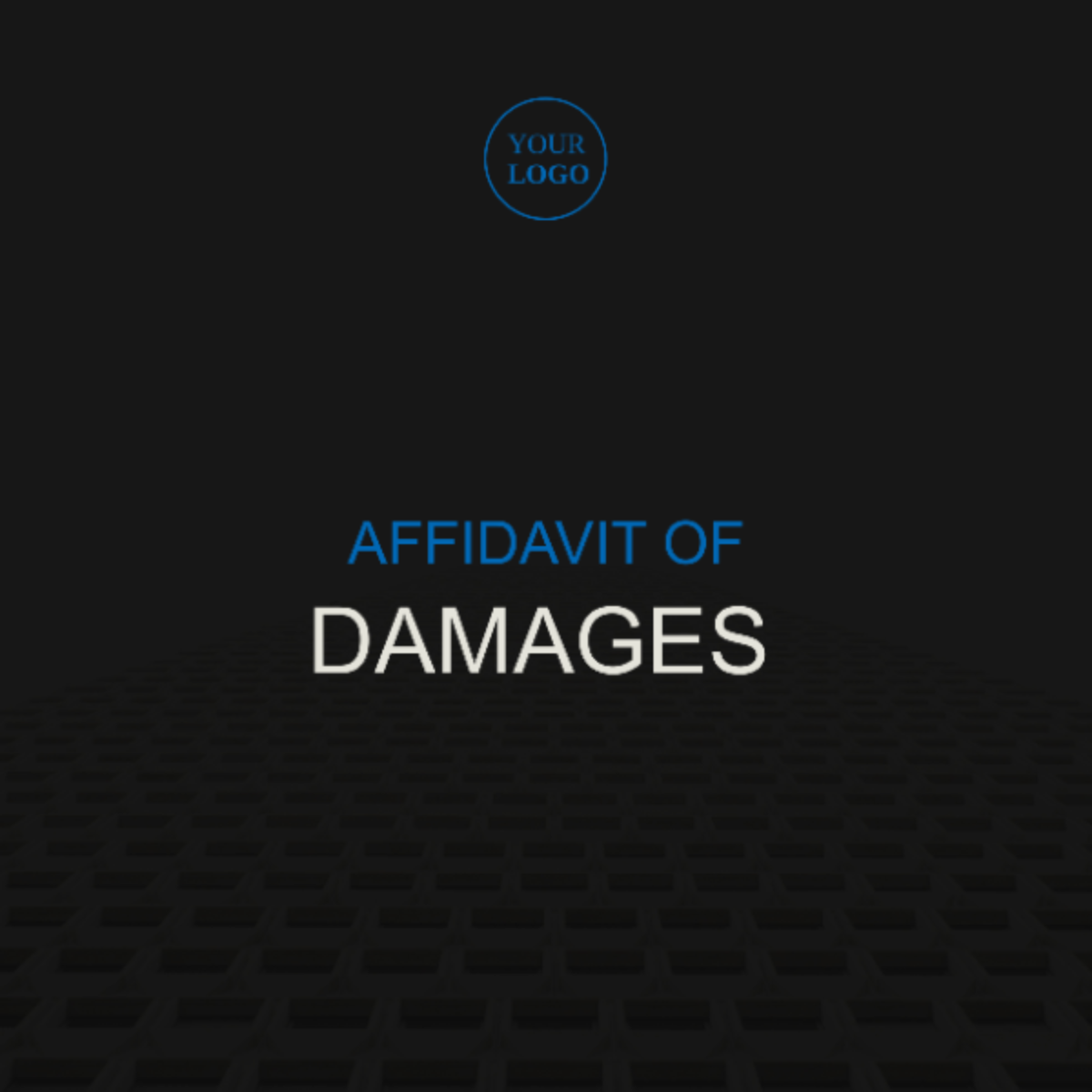 Affidavit of Damages Template
