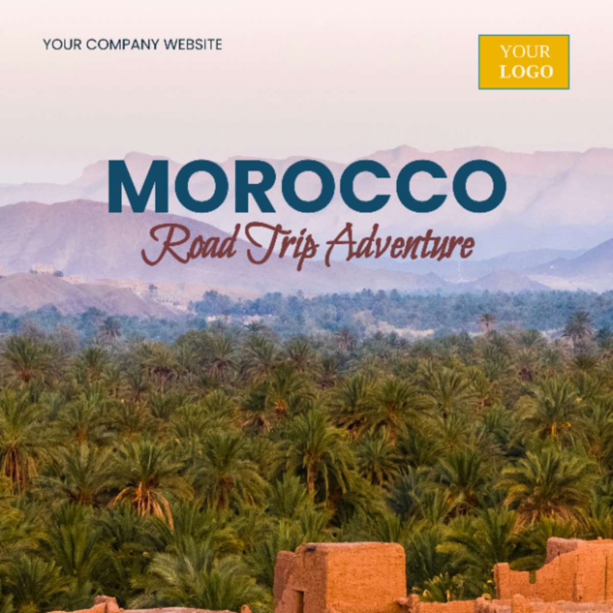 Morocco Road Trip Itinerary Template - Edit Online & Download