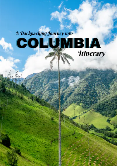 Free Colombia Backpacking Itinerary Template to Edit Online