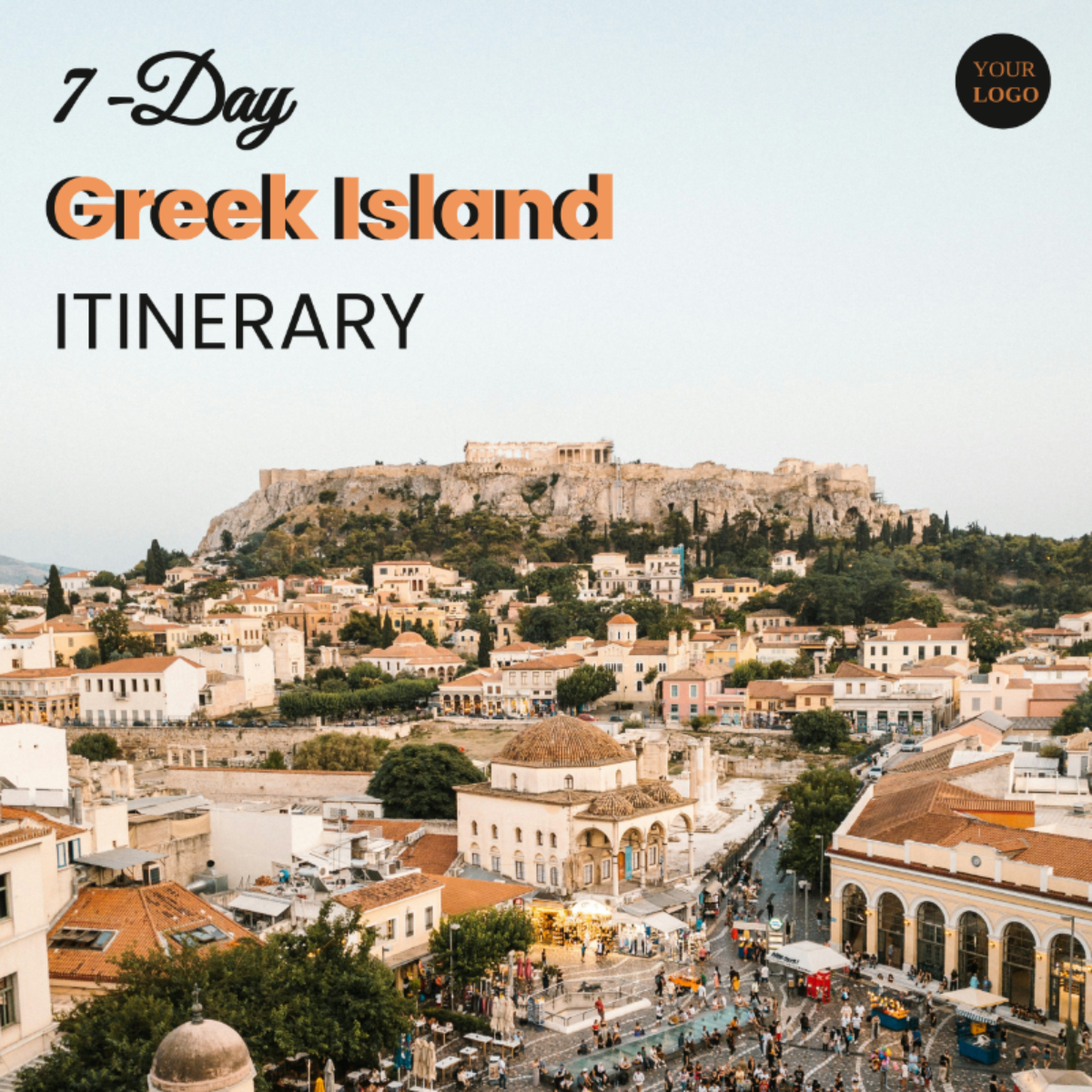 7 Day Greek Island Itinerary Template - Edit Online & Download