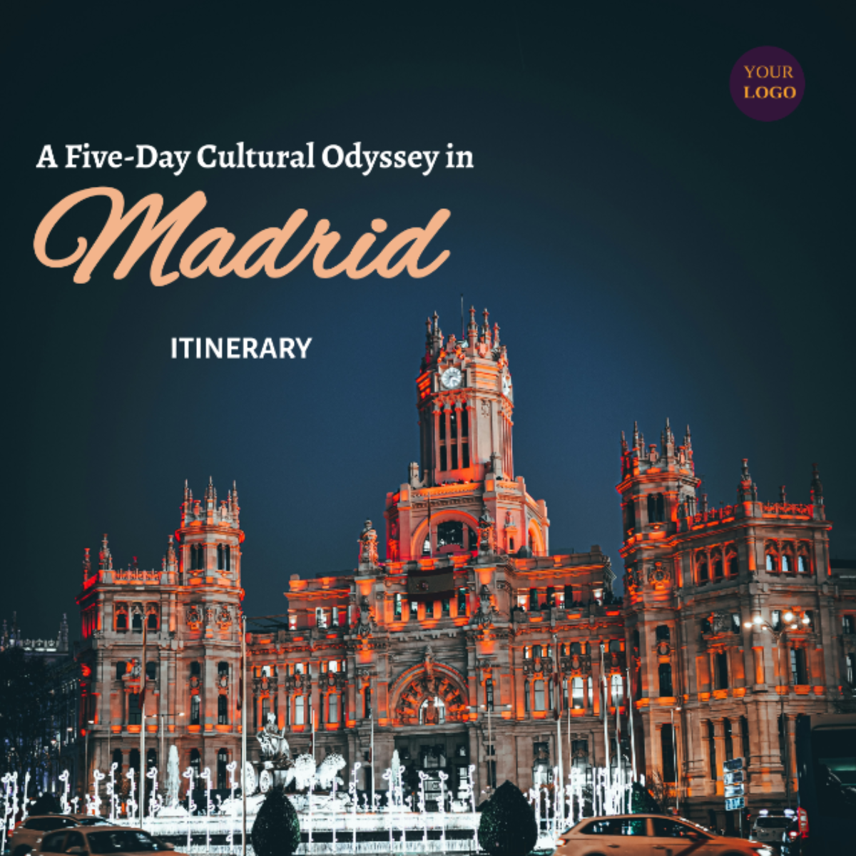 5 Day Madrid Itinerary Template - Edit Online & Download