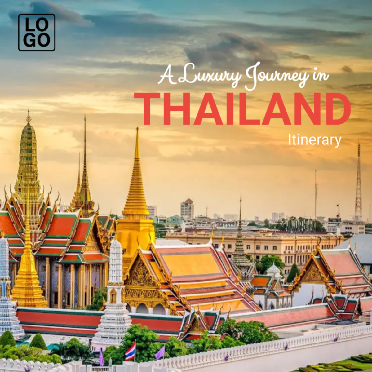 Luxury Thailand Itinerary Template - Edit Online & Download