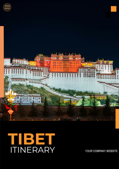 Free Tibet Itinerary Template to Edit Online