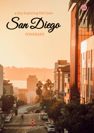 Free San Diego Bachelorette Itinerary Template to Edit Online