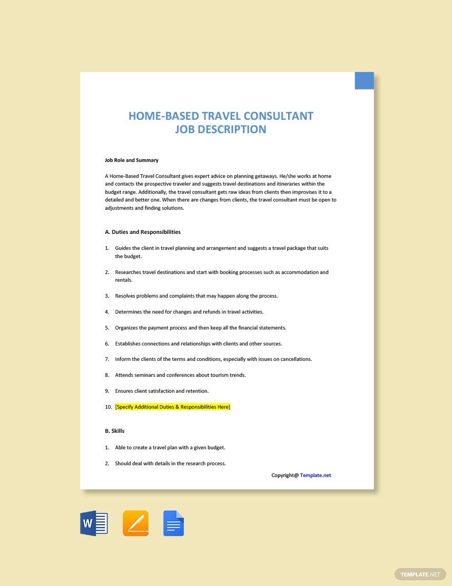 Travel Consultant Templates Design, Free, Download