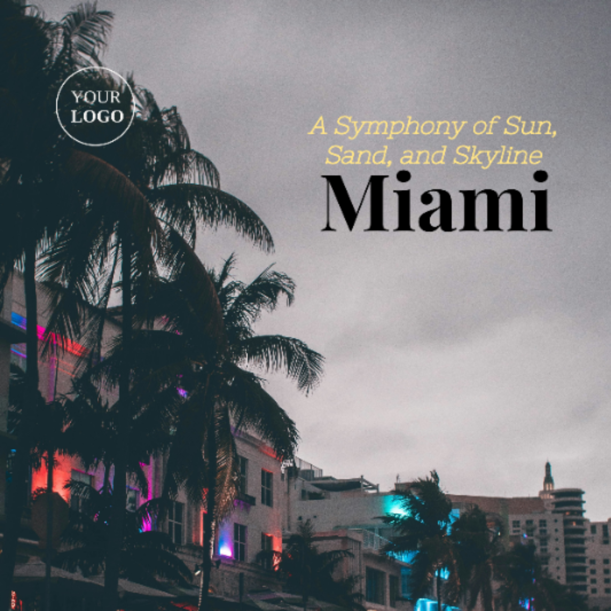 5 Day Miami Itinerary Template - Edit Online & Download