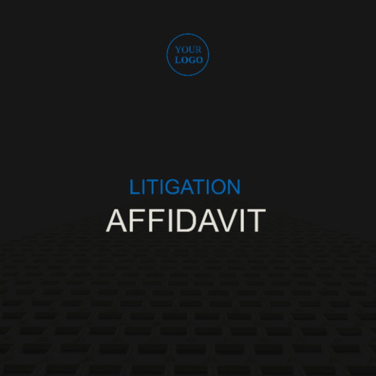 Litigation Affidavit Template