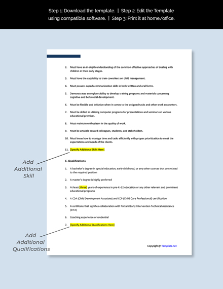 17+ FREE Child Care Templates - PDF | Word (DOC) | Google ...