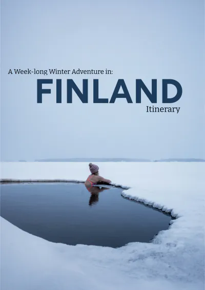Free Finland Winter Itinerary Template to Edit Online