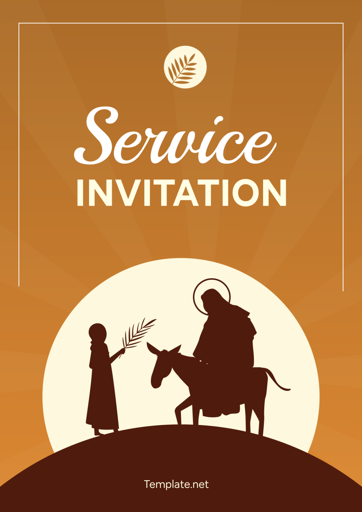 Service Invitation Cover Page