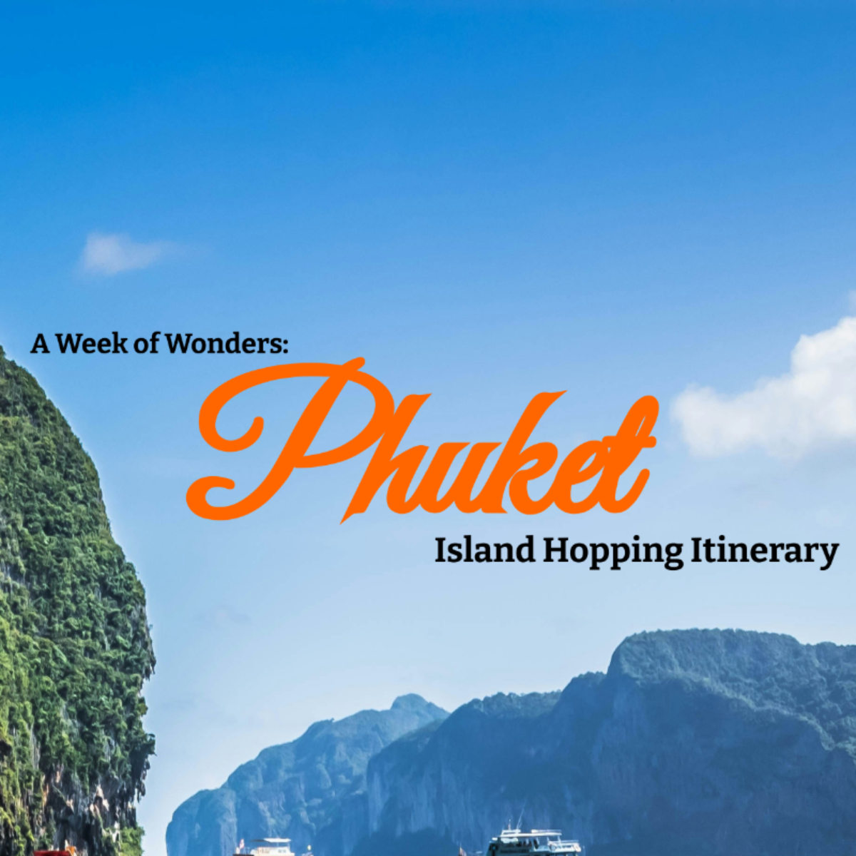 Phuket Island Hopping Itinerary Template - Edit Online & Download