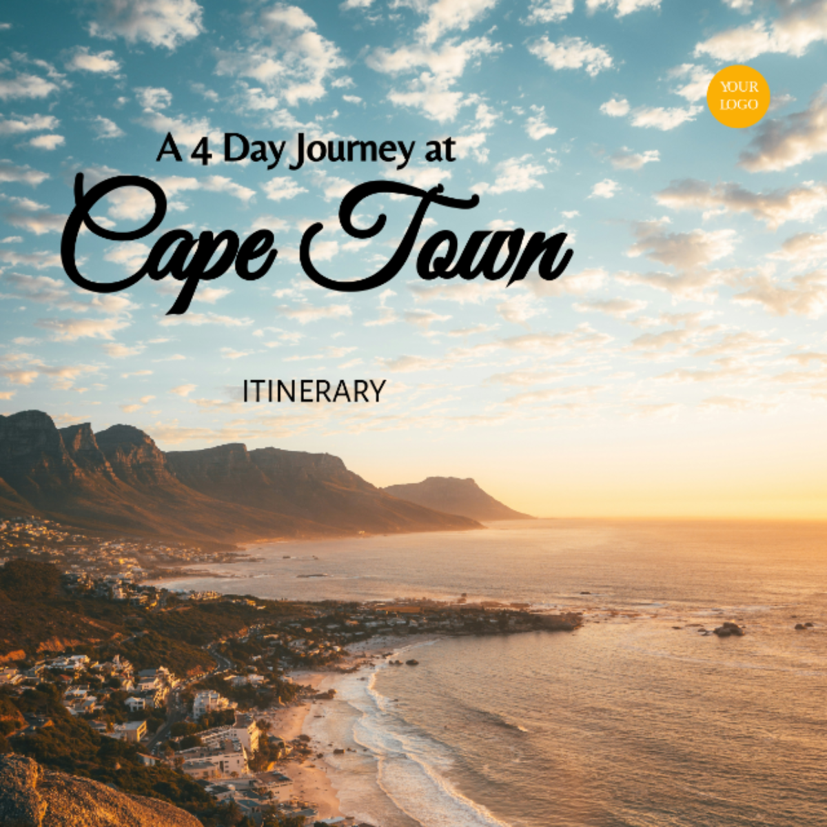 4 Day Cape Town Itinerary Template - Edit Online & Download