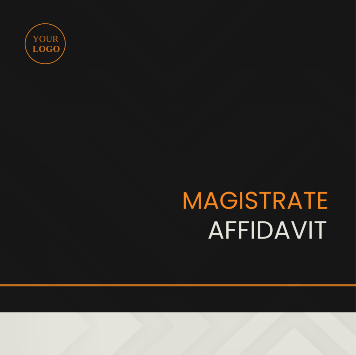 Magistrate Affidavit Template