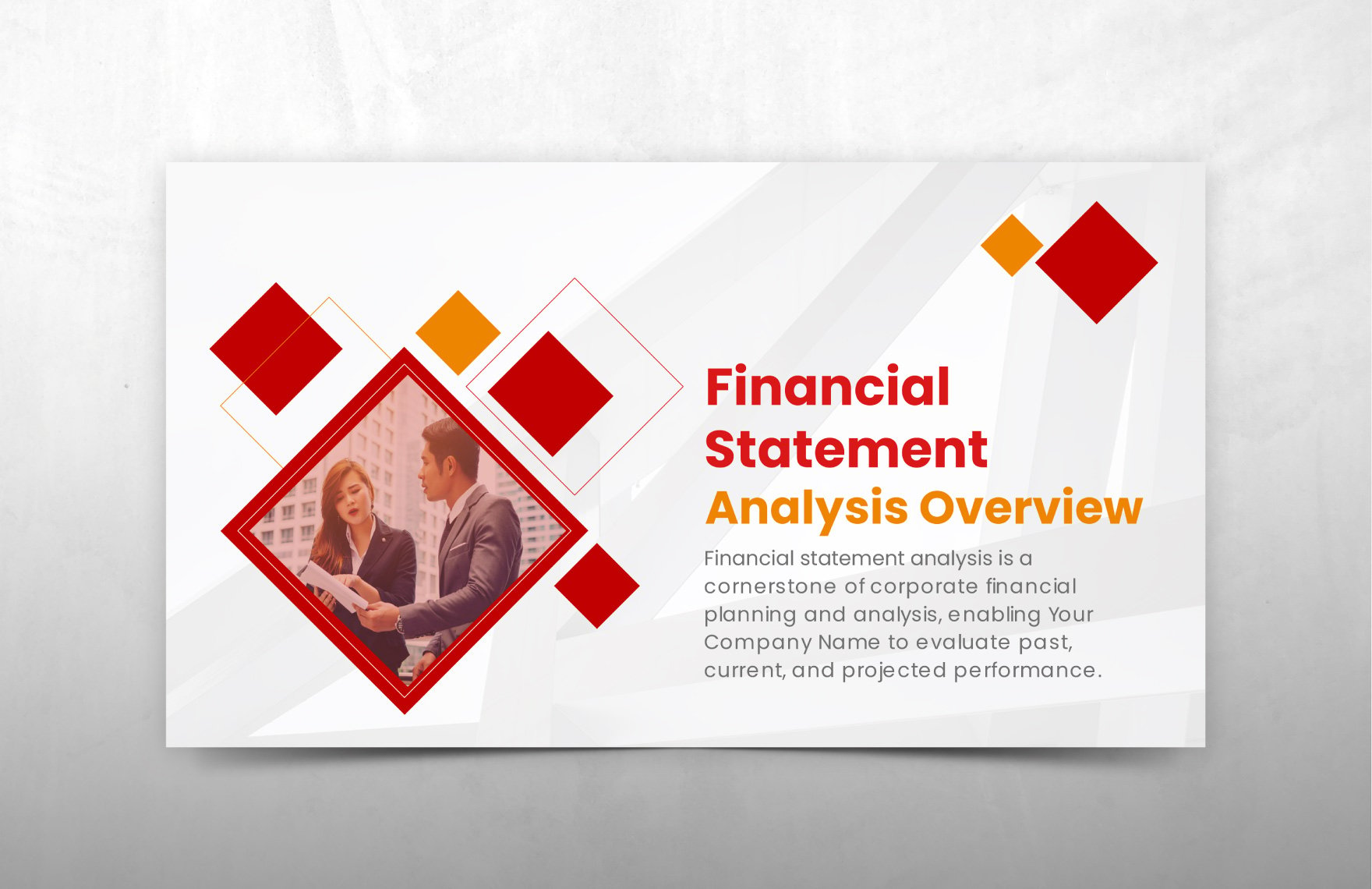 Financial Statement Analysis Techniques Presentation Template