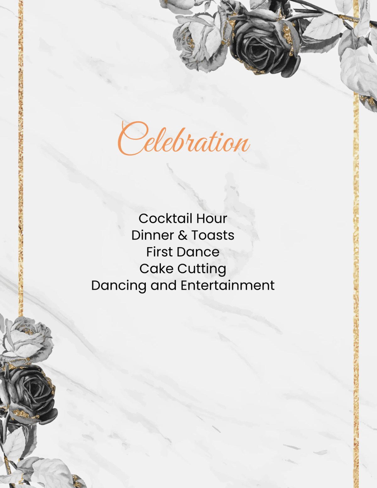 Free Foldable Program Template to Edit Online