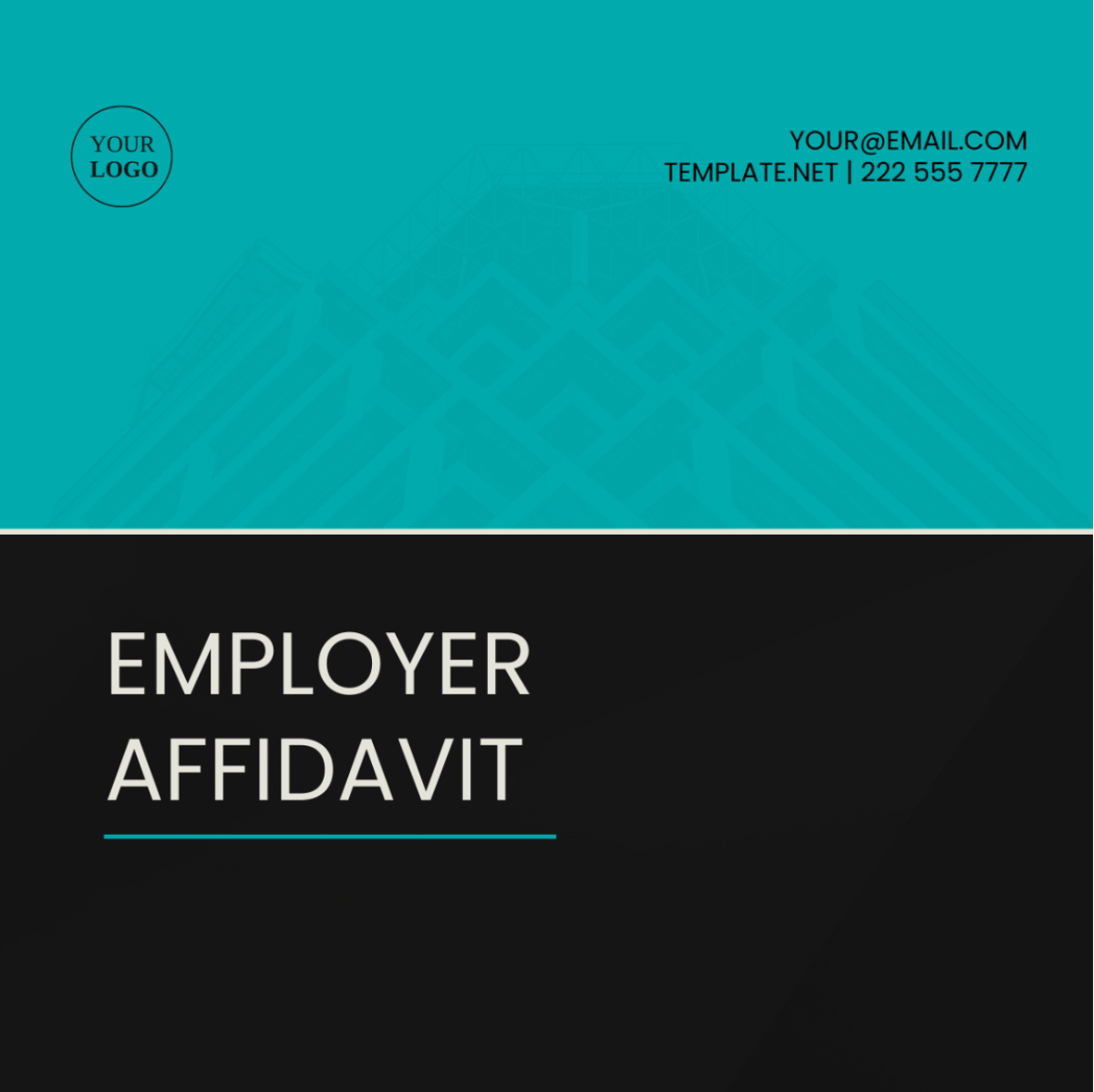 Employer Affidavit Template