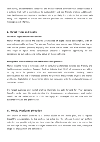 Free Advertising Multi-Platform Media Buying Plan Template to Edit Online