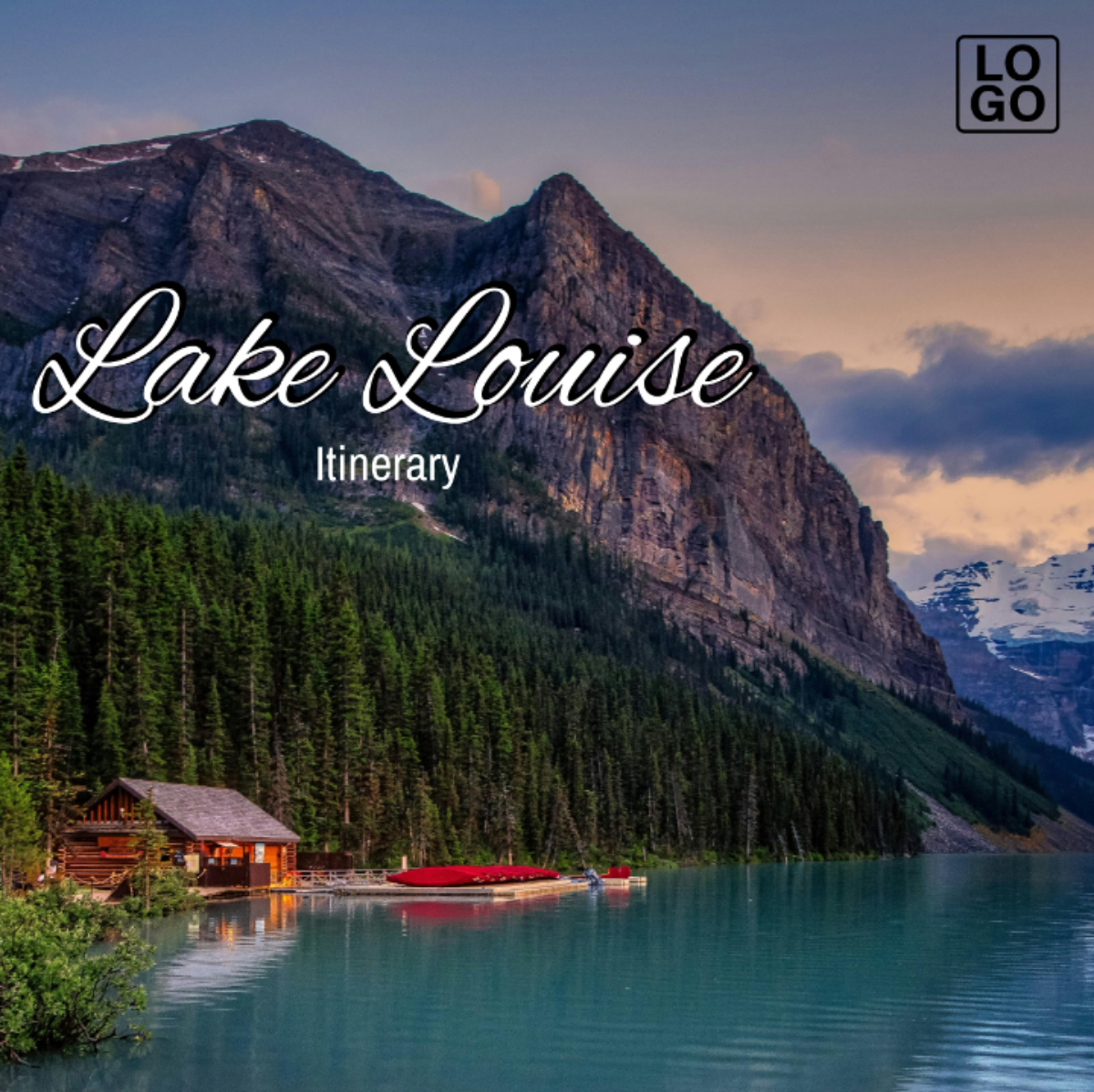 Lake Louise Itinerary Template - Edit Online & Download