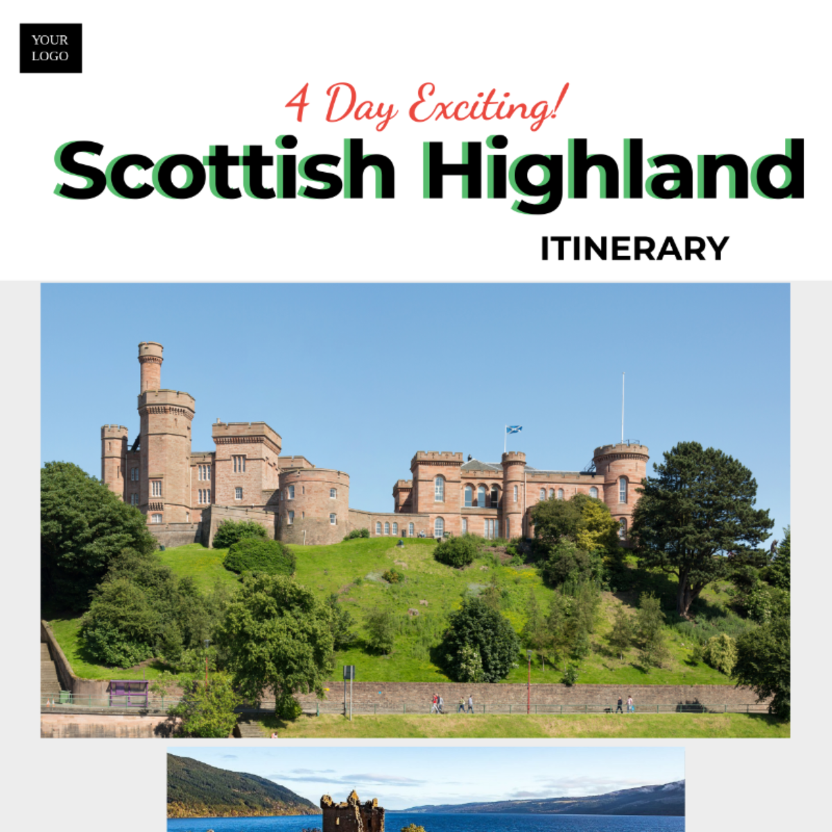 4 Day Scottish Highland Itinerary Template - Edit Online & Download