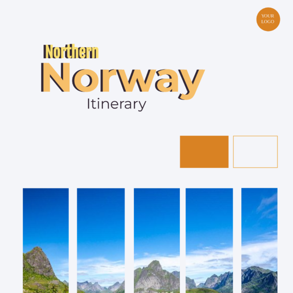 Northern Norway Itinerary Template - Edit Online & Download