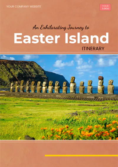Free Easter Island Itinerary Template to Edit Online