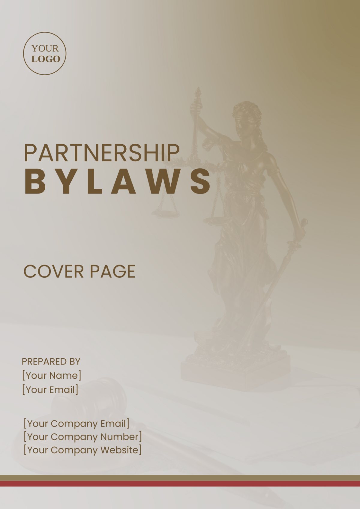Partnership Bylaws Cover Page