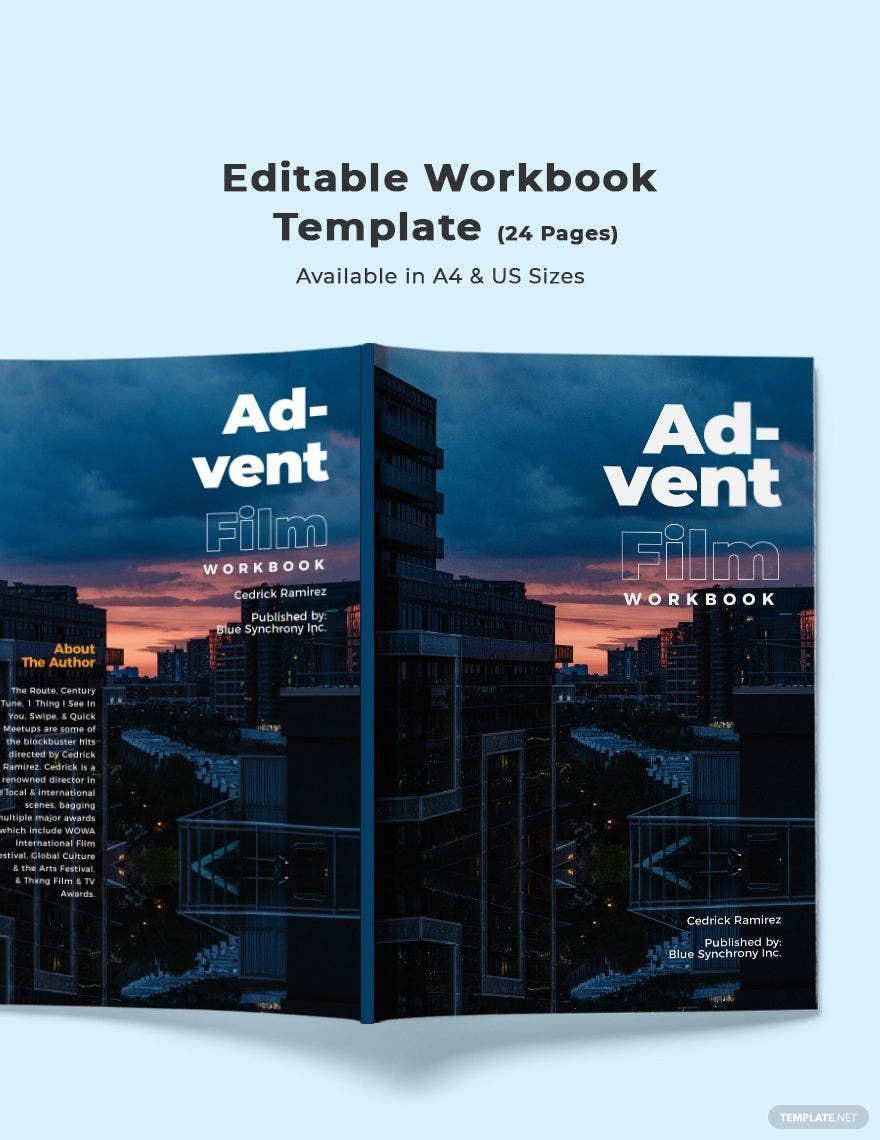 Editable Workbook Template