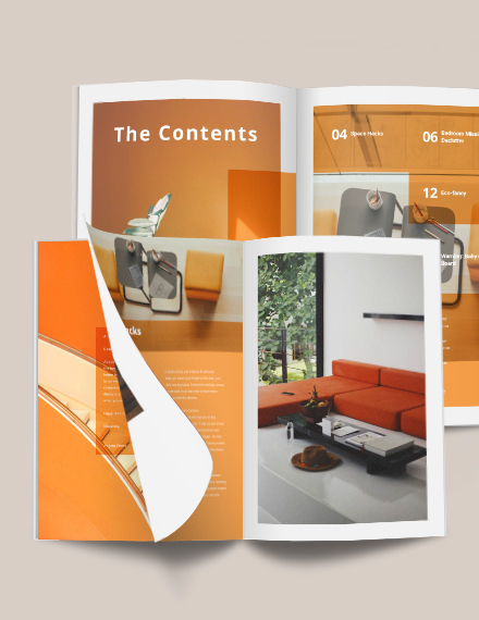 Home and Design Magazine Template