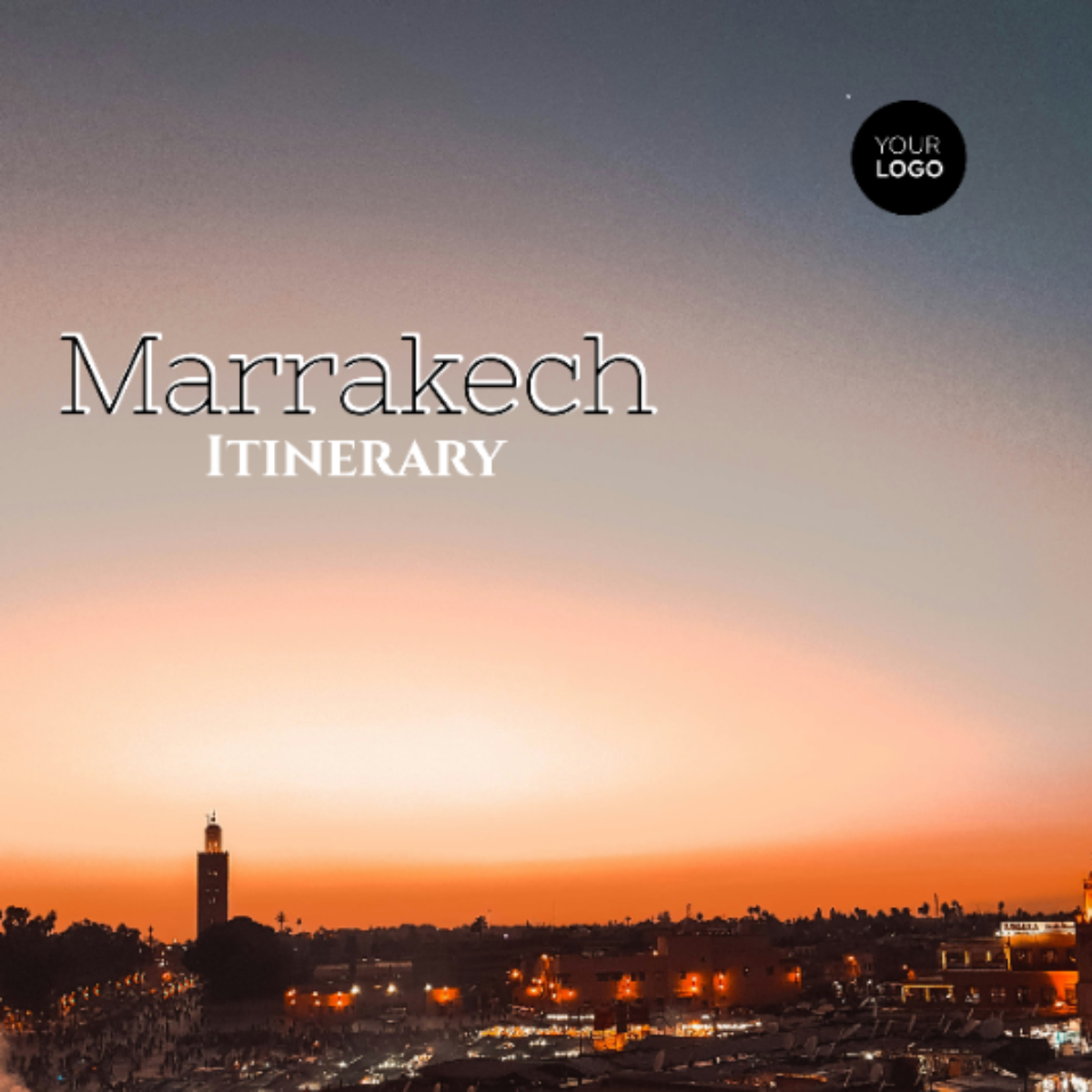 2 Day Marrakech Itinerary Template - Edit Online & Download