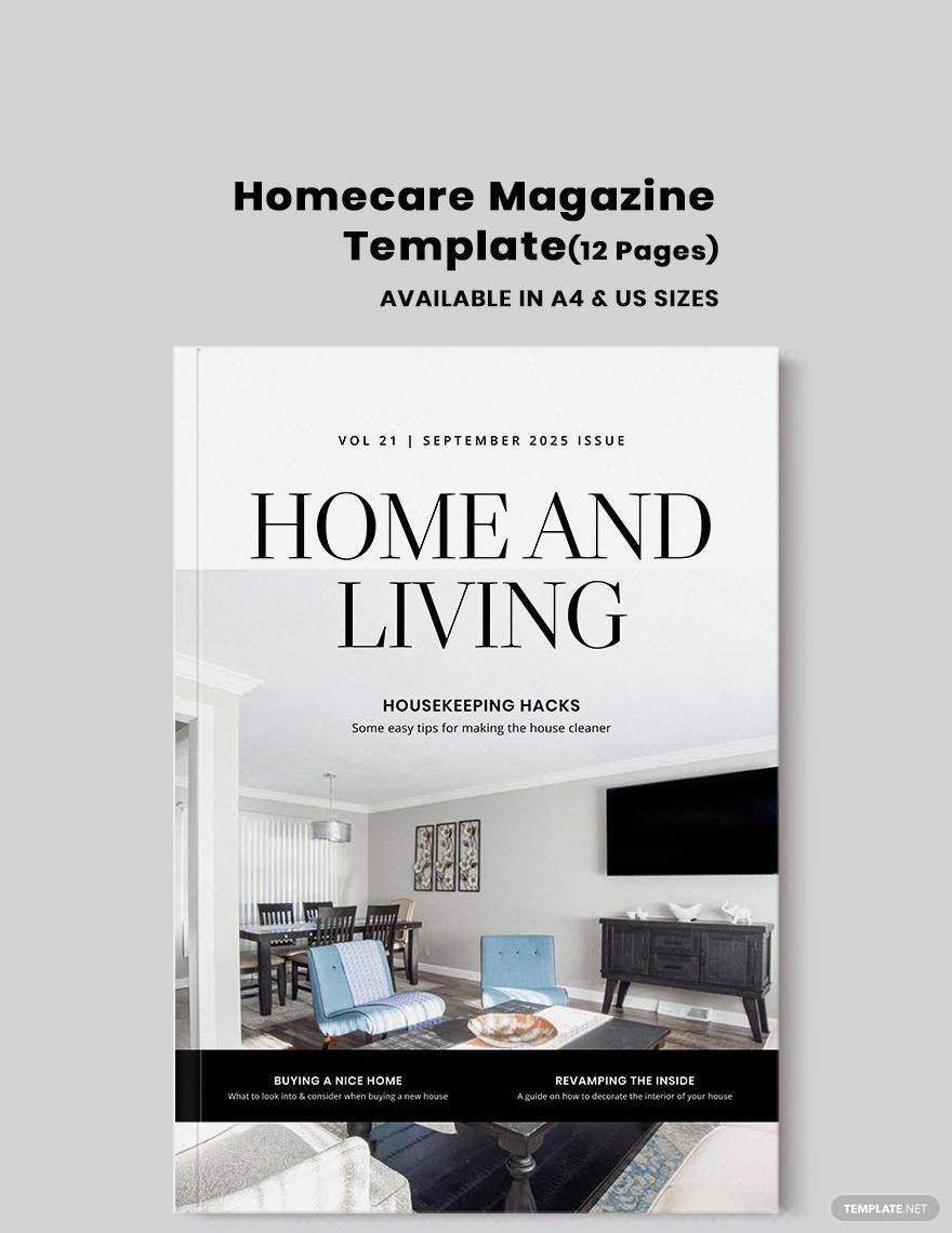 Homecare Magazine Template