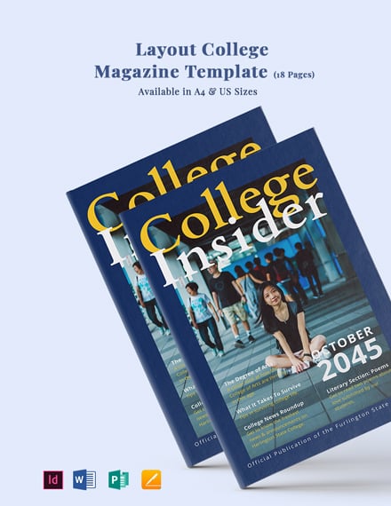 Layout College Magazine 