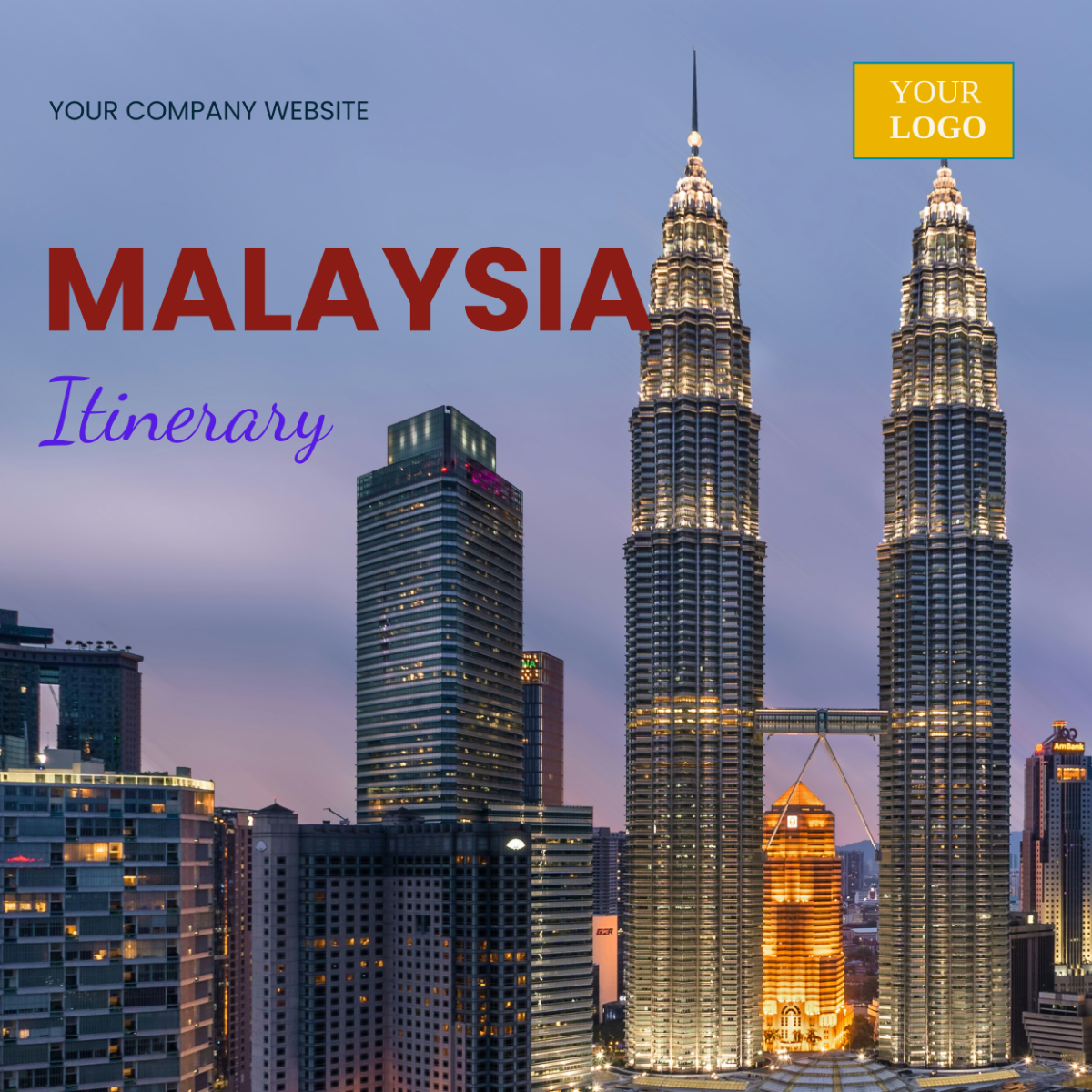 Malaysia Road Trip Itinerary Template - Edit Online & Download