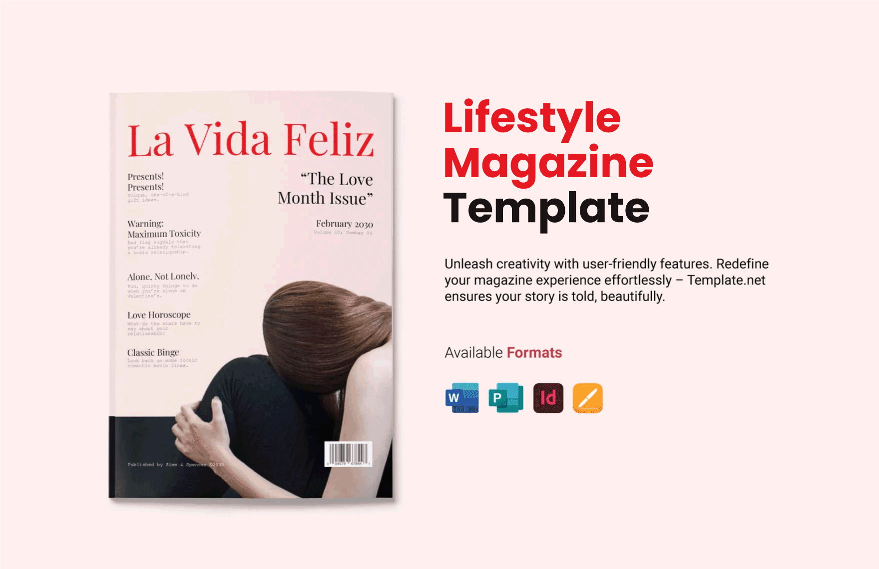 Lifestyle Magazine Template in Word, Apple Pages, Publisher, InDesign