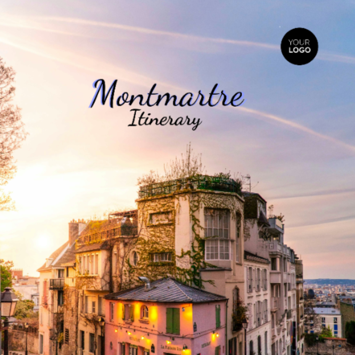 Montmartre Itinerary Template - Edit Online & Download