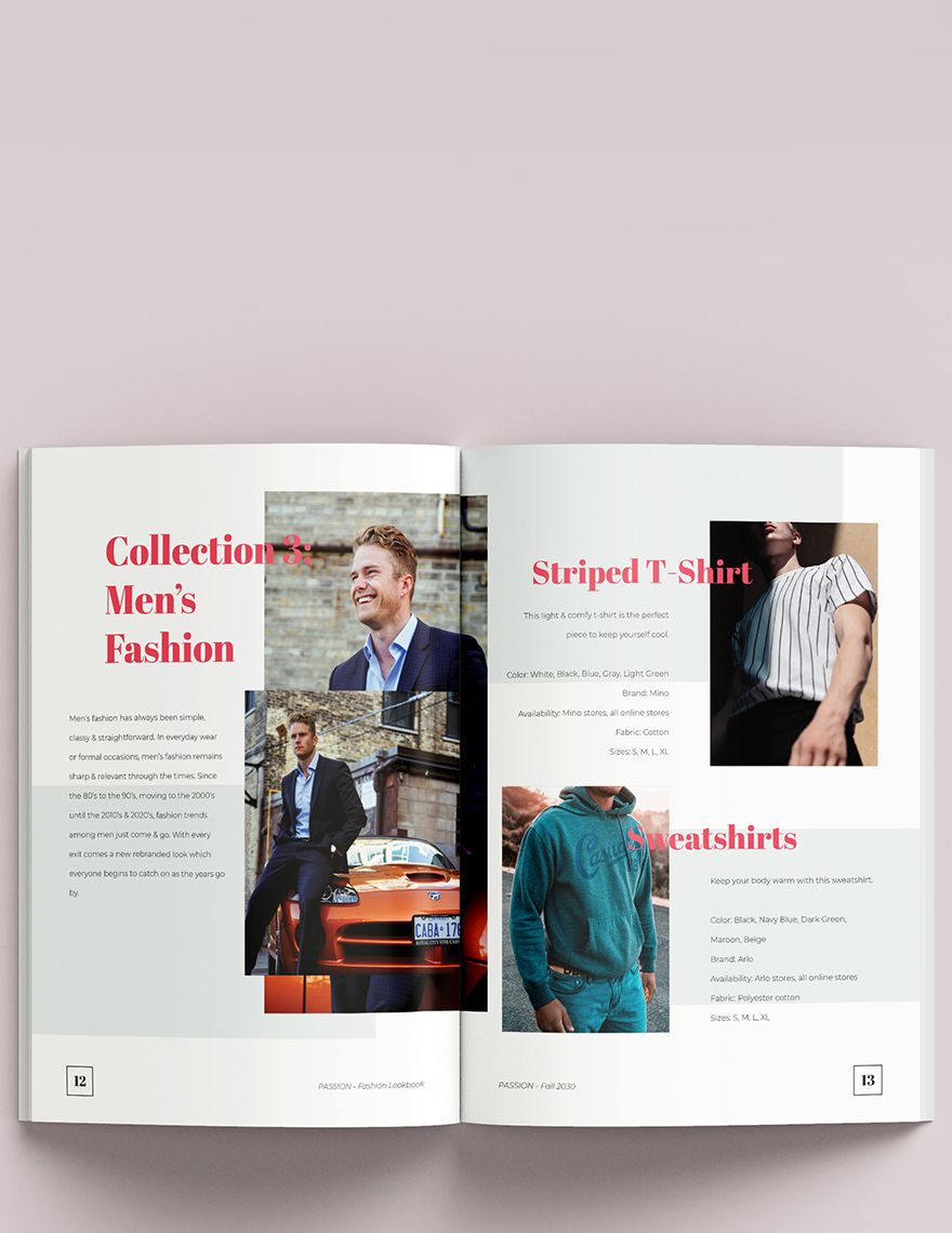 Fashion Company Profile Lookbook 