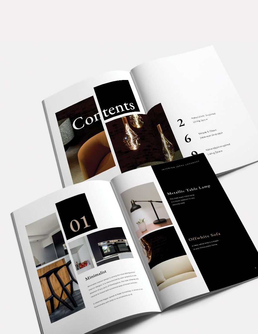 Photography Interior Design Lookbook Template