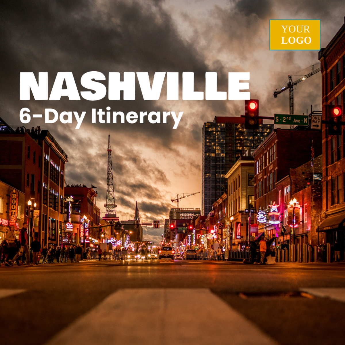 6 Day Nashville Itinerary Template - Edit Online & Download