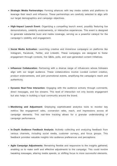 Free Advertising Detailed Launch Sequence Plan Template to Edit Online