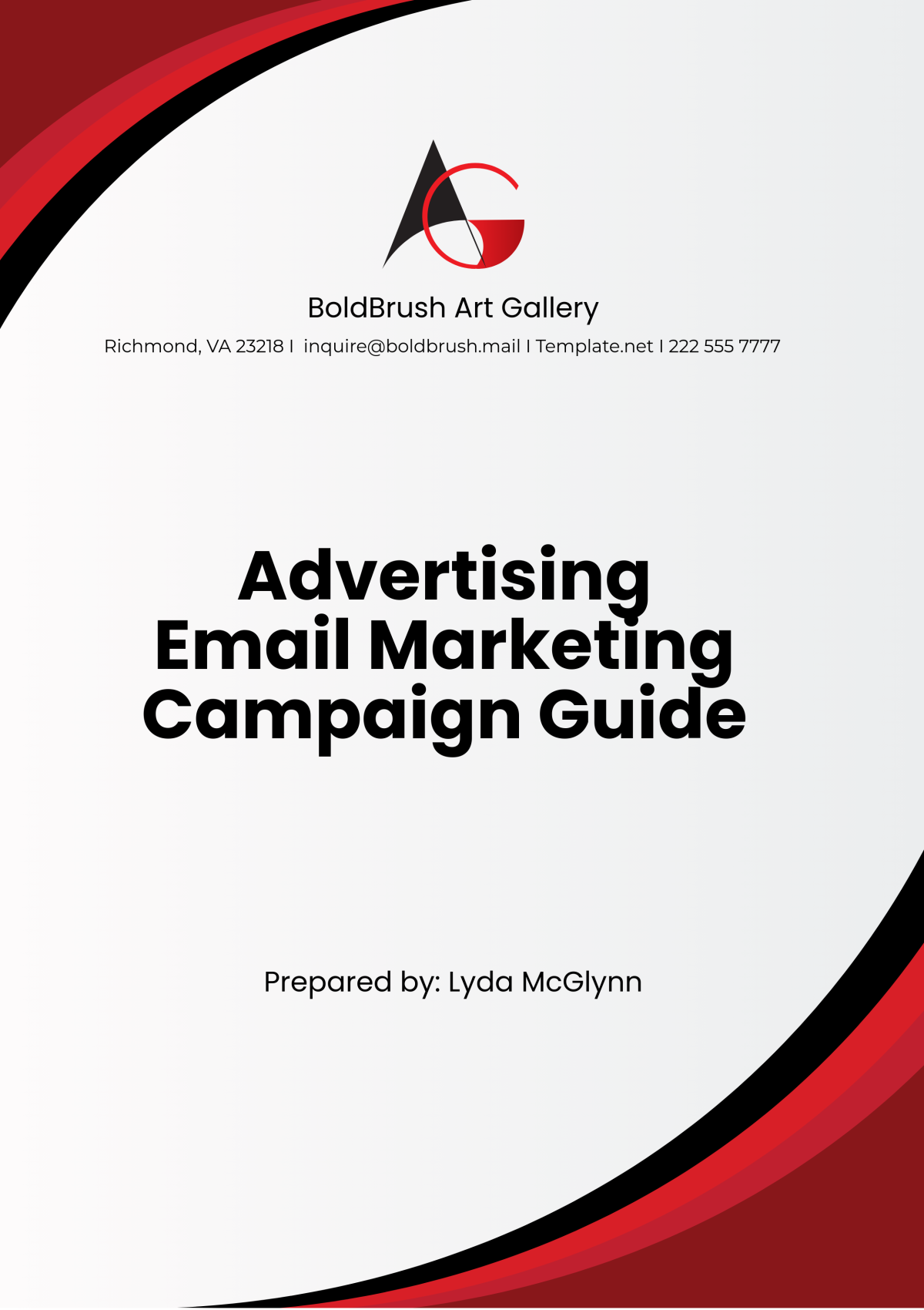 Advertising Email Marketing Campaign Guide Template - Edit Online & Download