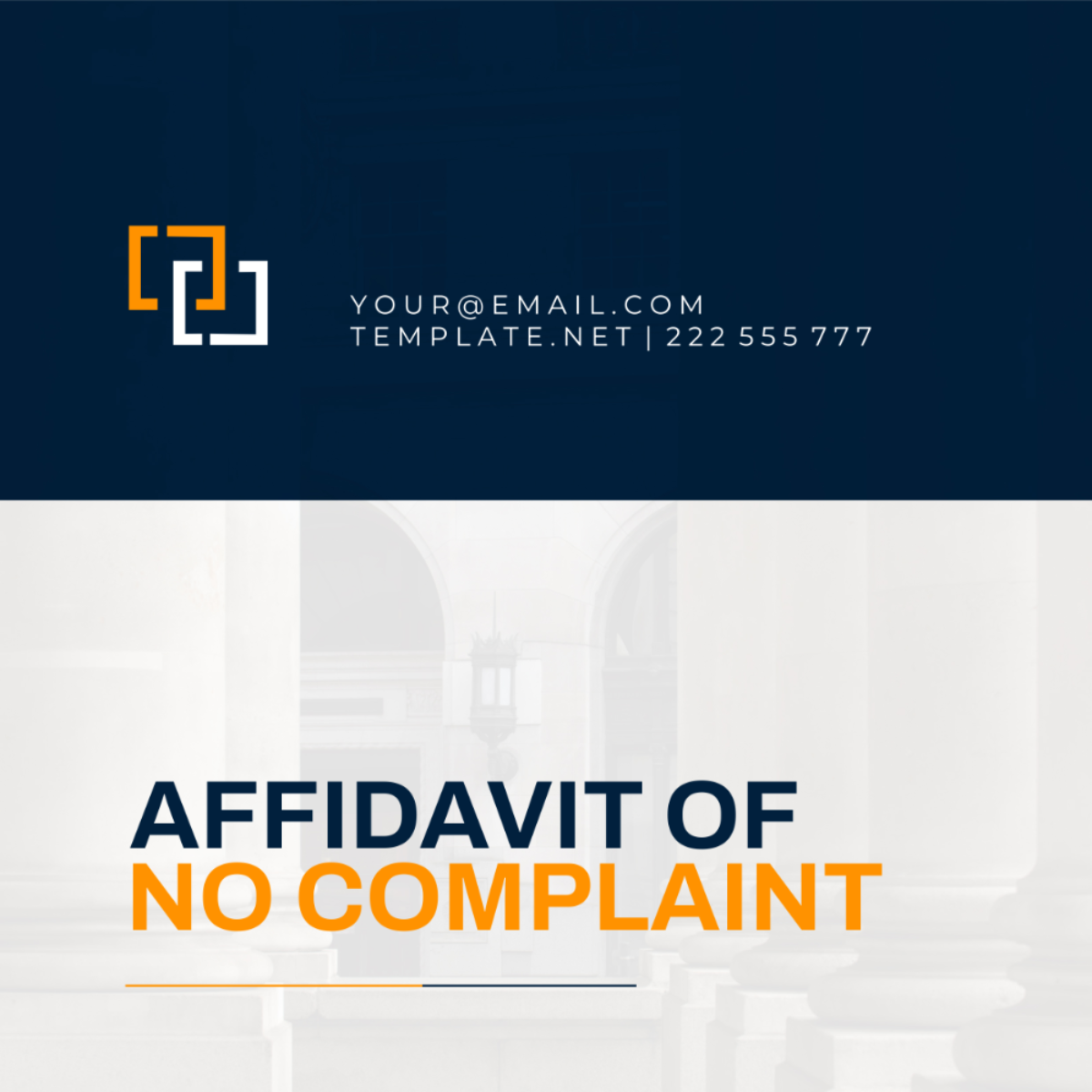 Affidavit of No Complaint Template - Edit Online & Download