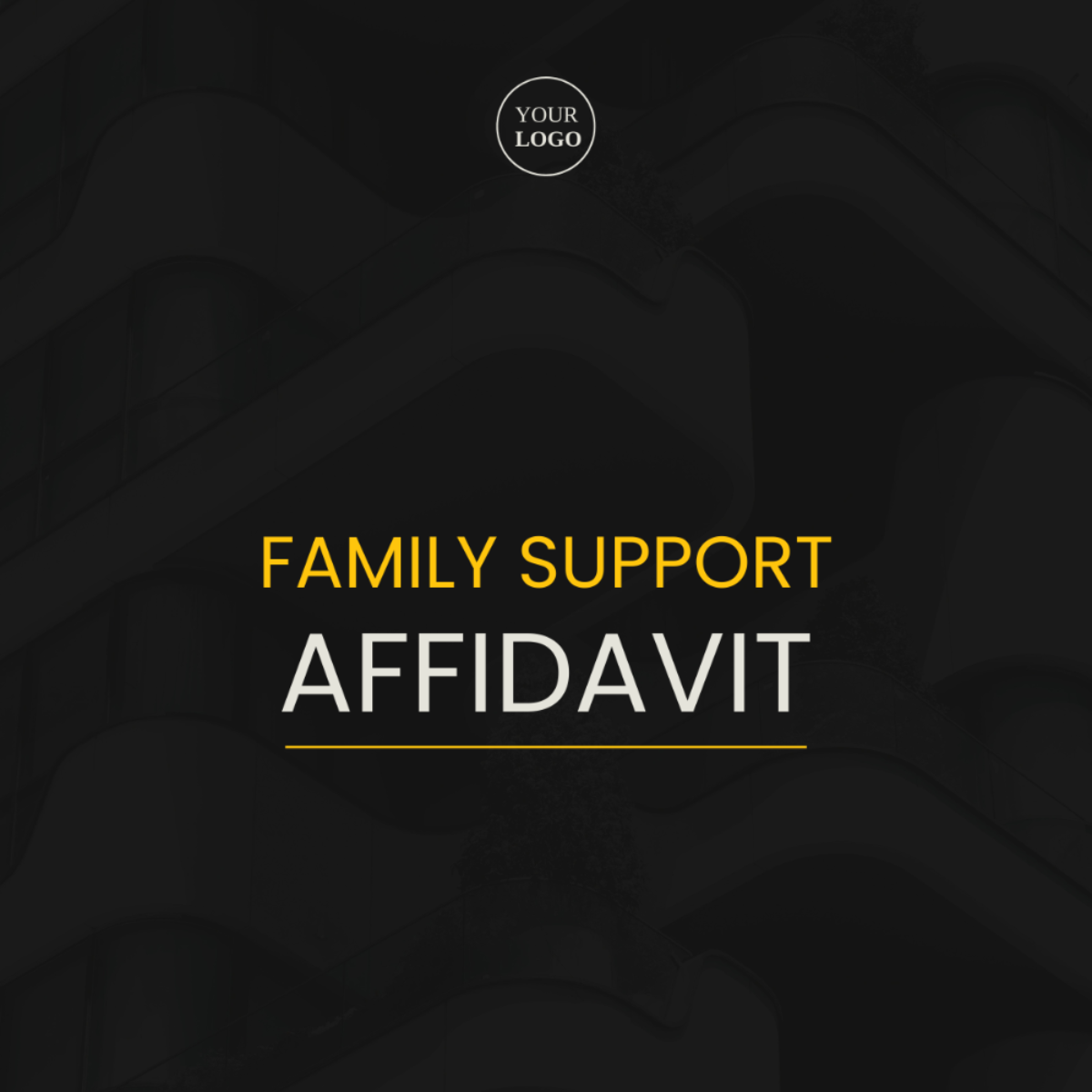 Family Support Affidavit Template - Edit Online & Download