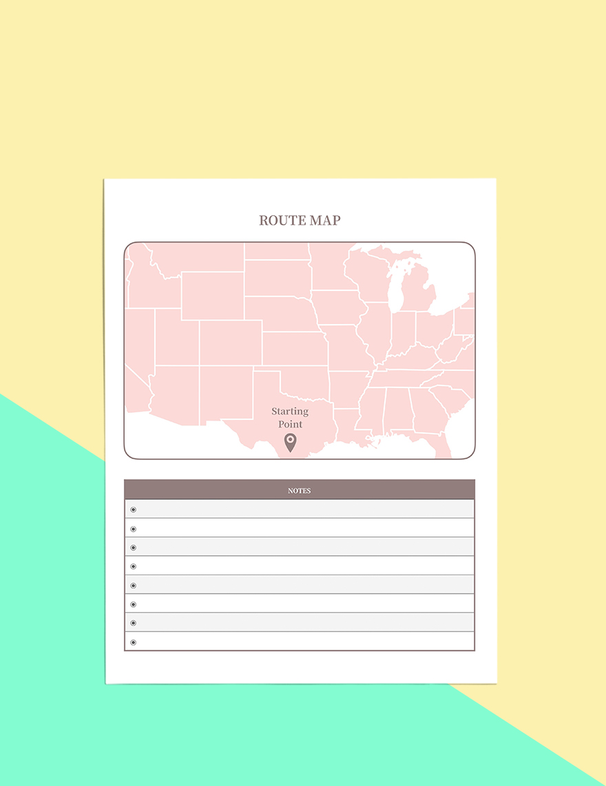 Classic Route Planner Template