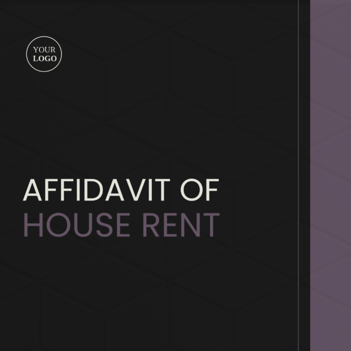 Affidavit of House Rent Template - Edit Online & Download