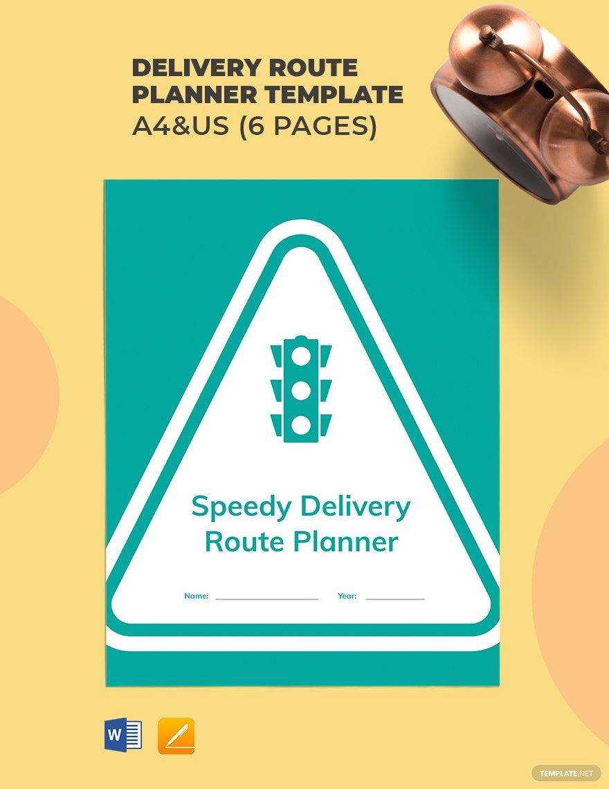 Delivery Route Planner Template in Word, Google Docs, PDF, Apple Pages