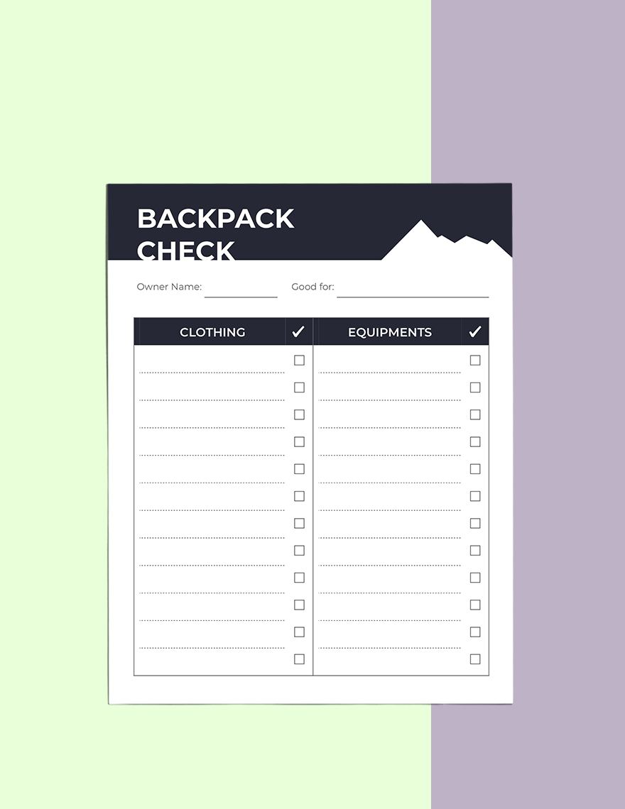 Hiking Route Planner Template