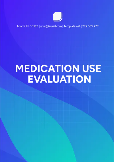 Free Medication Use Evaluation Template to Edit Online
