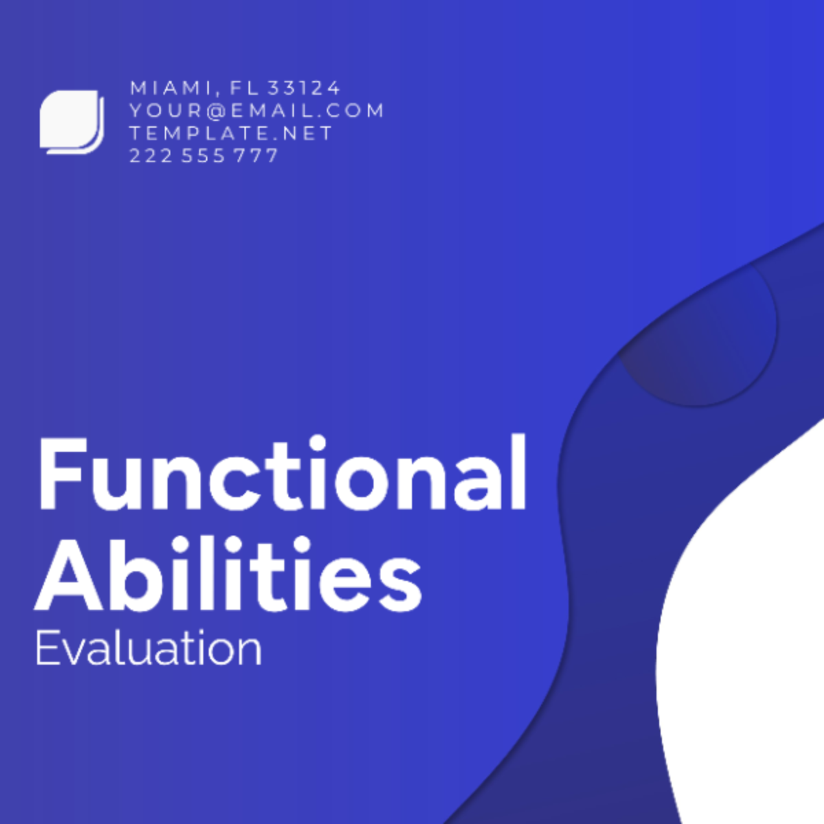 Functional Abilities Evaluation Template